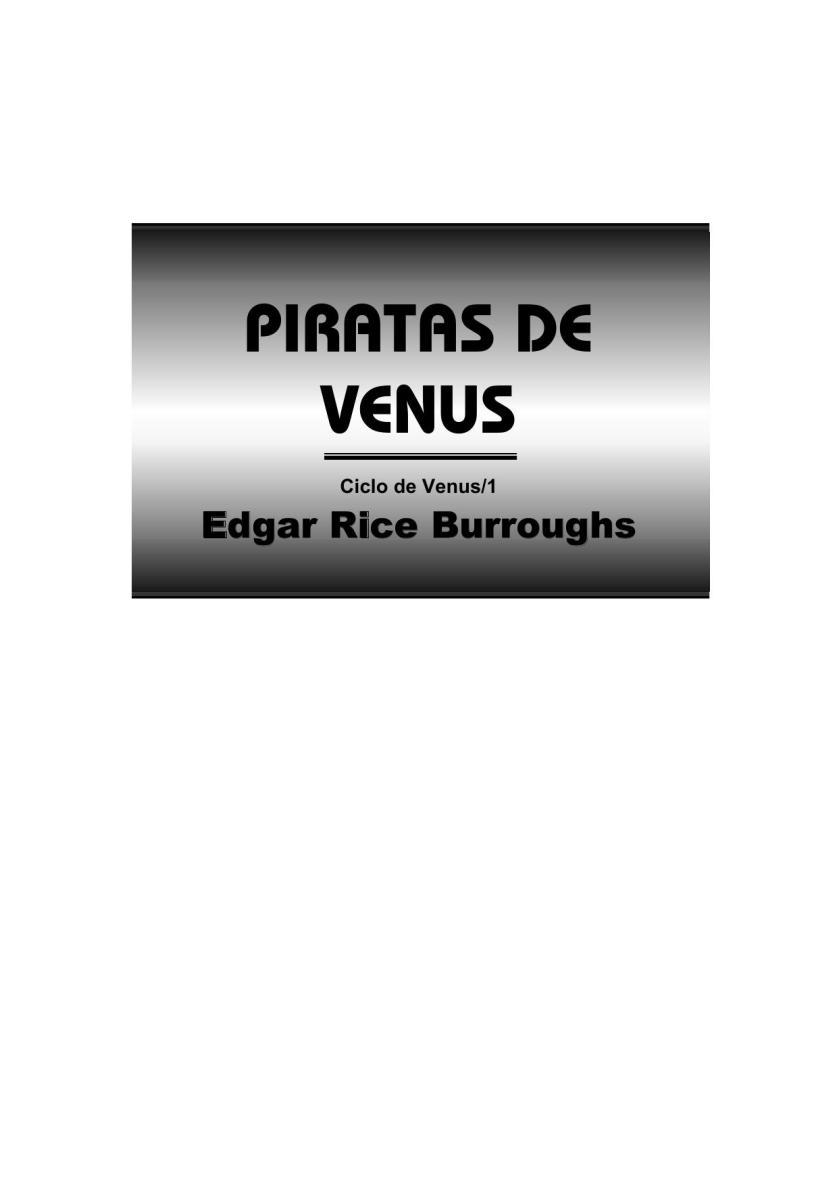 Portada de Piratas de Venus